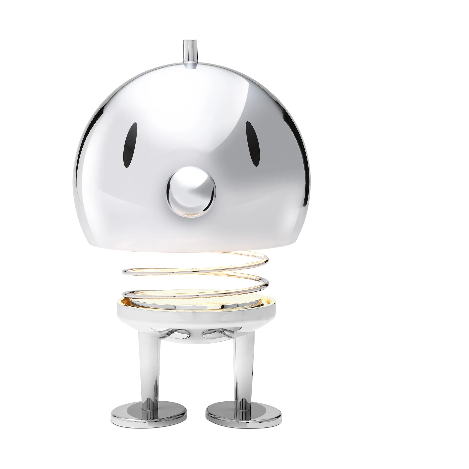 Hoptimist LED lamp portable XL, Chrome Hoptimist