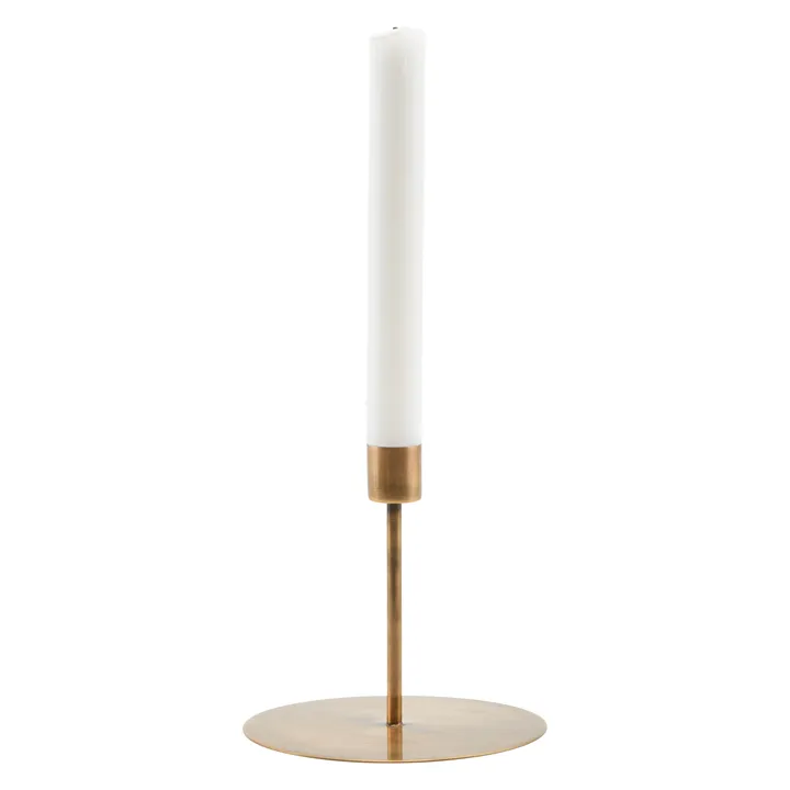 Anit candle sticks antique brass - 12 cm - House Doctor