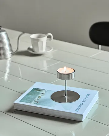Anit tealight holder - Silver finish, Ø10.5x10 cm - House Doctor