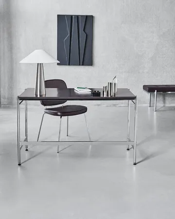 Arph desk - Mulberry-chrome, 125x60x74 cm - House Doctor