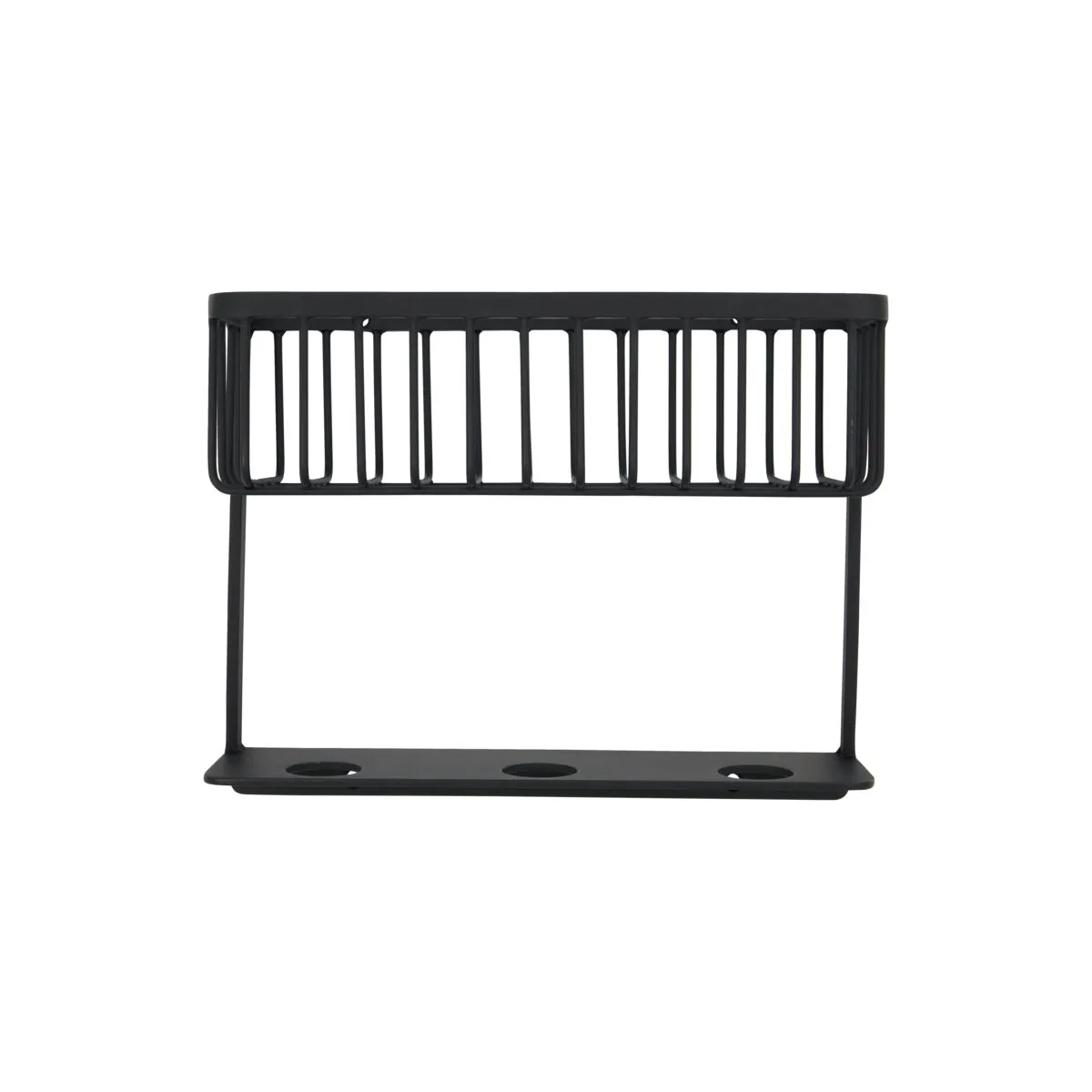 Bath bathroom shelf 20x25.5 cm, Black House Doctor