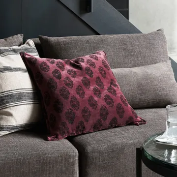 Betto pillowcase 50x50 cm - Plum - House Doctor