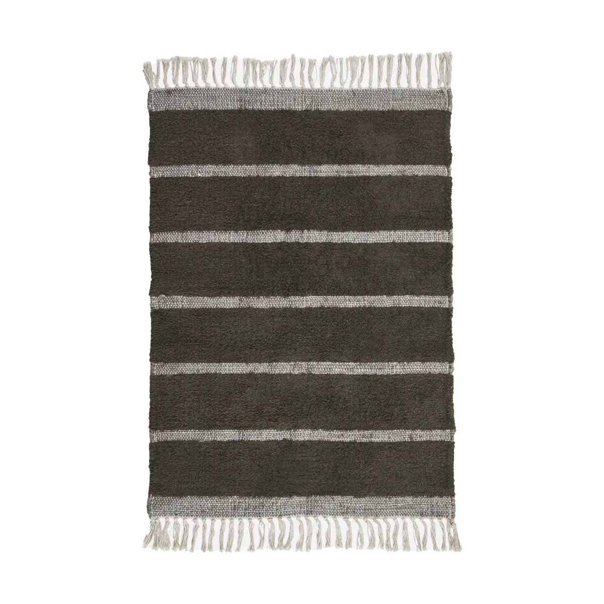 Chen rug 60x90 cm, Dark brown House Doctor