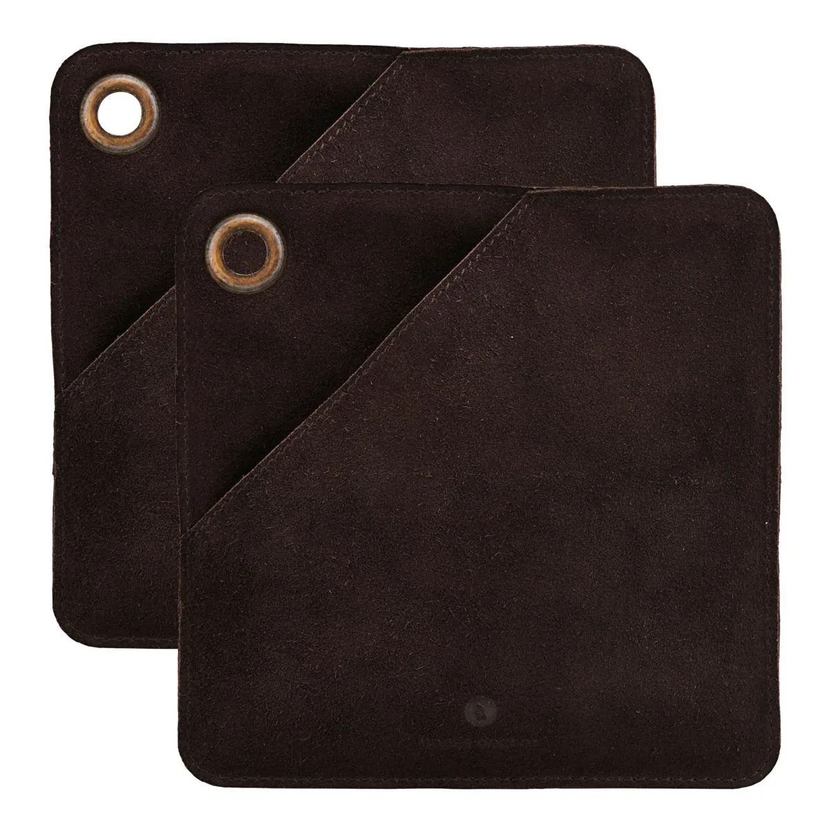 Circle oven mitt 2-pack, Brown House Doctor