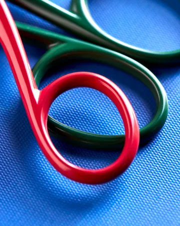 House Doctor scissors 2 pieces - Red, green - House Doctor