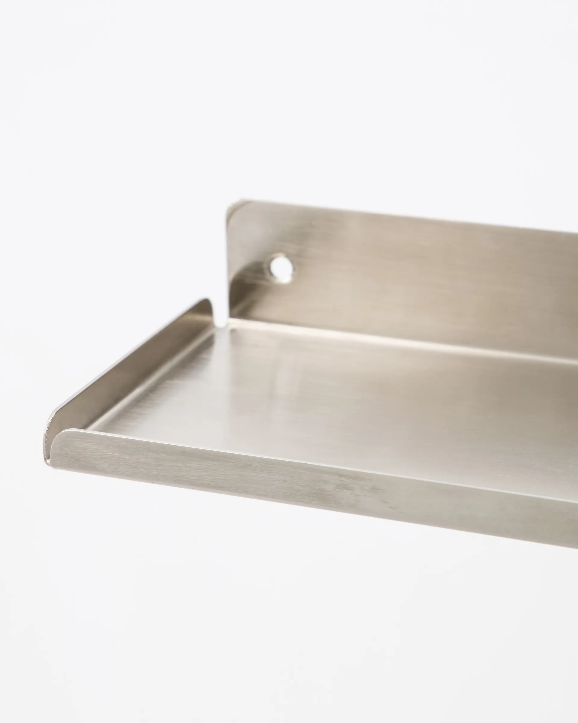 Ledge shelf 43 cm, Brushed silver House Doctor