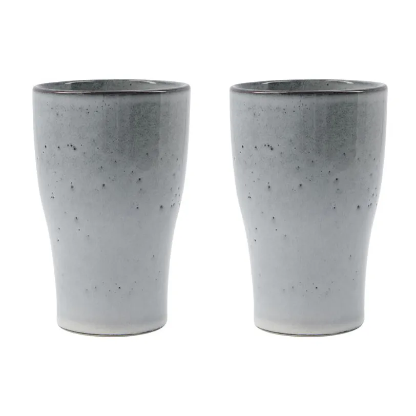 Liss thermos mug 14 cm 2-pack, Light grey House Doctor