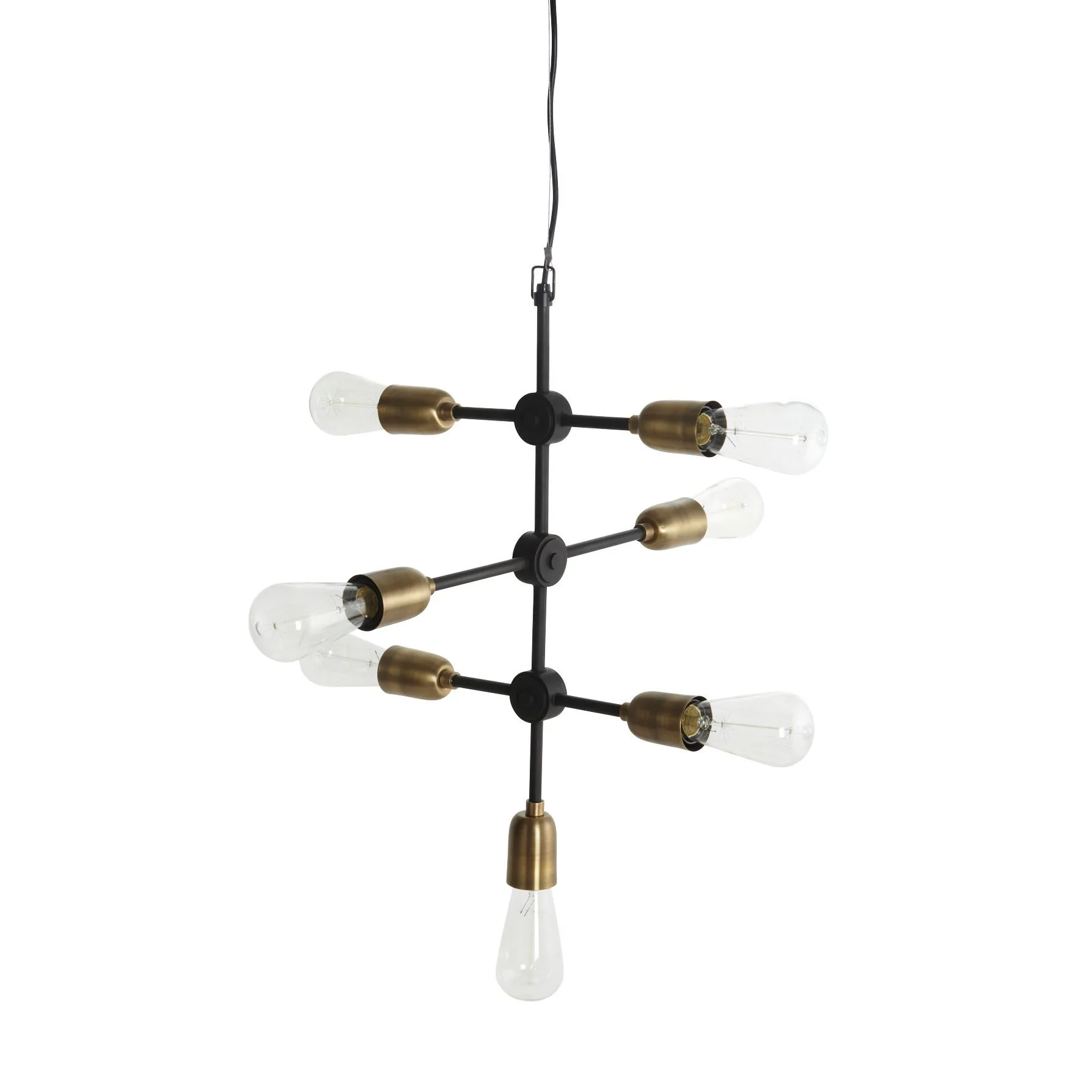 Molecular pendant, 7 light sources House Doctor