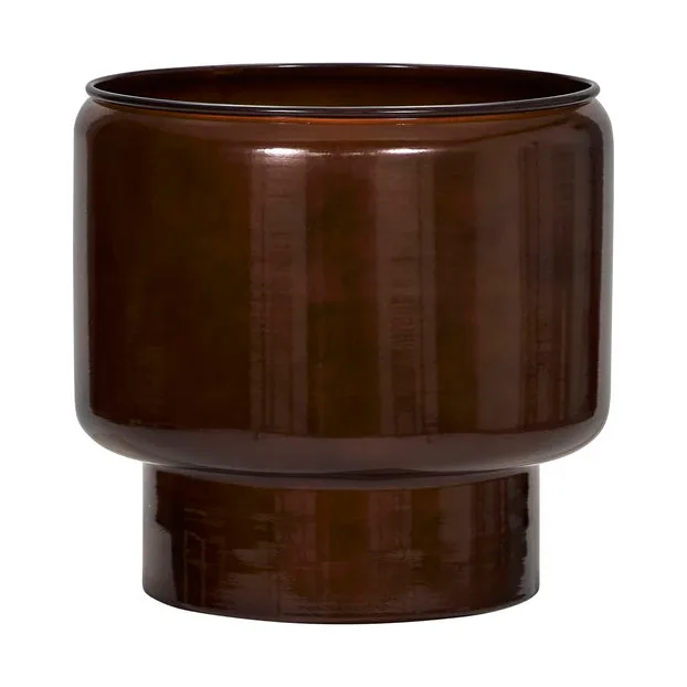 Pile pot 2 pieces - Brown - House Doctor