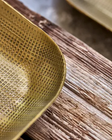 Plato decorative tray 3 pieces - Golden - House Doctor