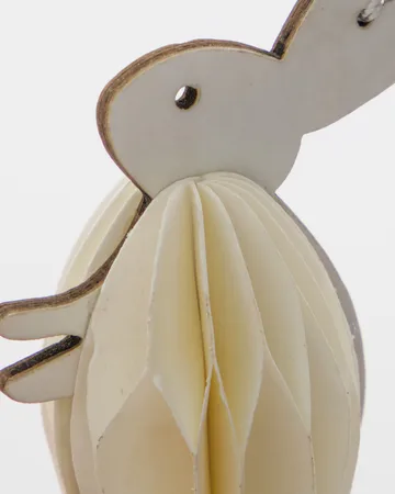 Rabbit Easter hanging ornaments 6-pack - Off-white - House Doctor