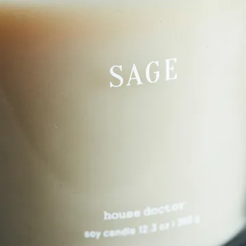 Sage scented 50 hours - blue - House Doctor