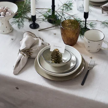 Twinkle tablecloth 140x240 cm - Taupe - House Doctor