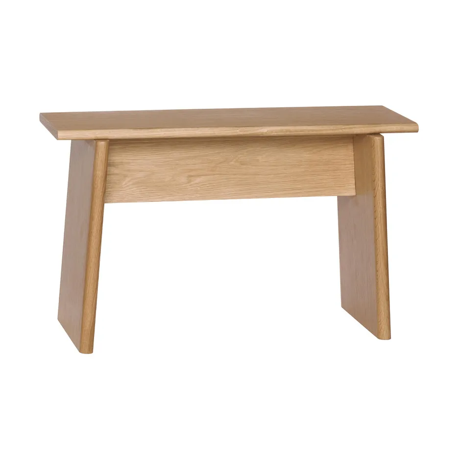 Baenk stool, Oak, 80x31x48 cm Hübsch