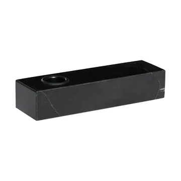 Brick candle holder - Black - Hübsch