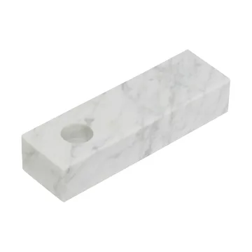 Brick candle holder - White - Hübsch
