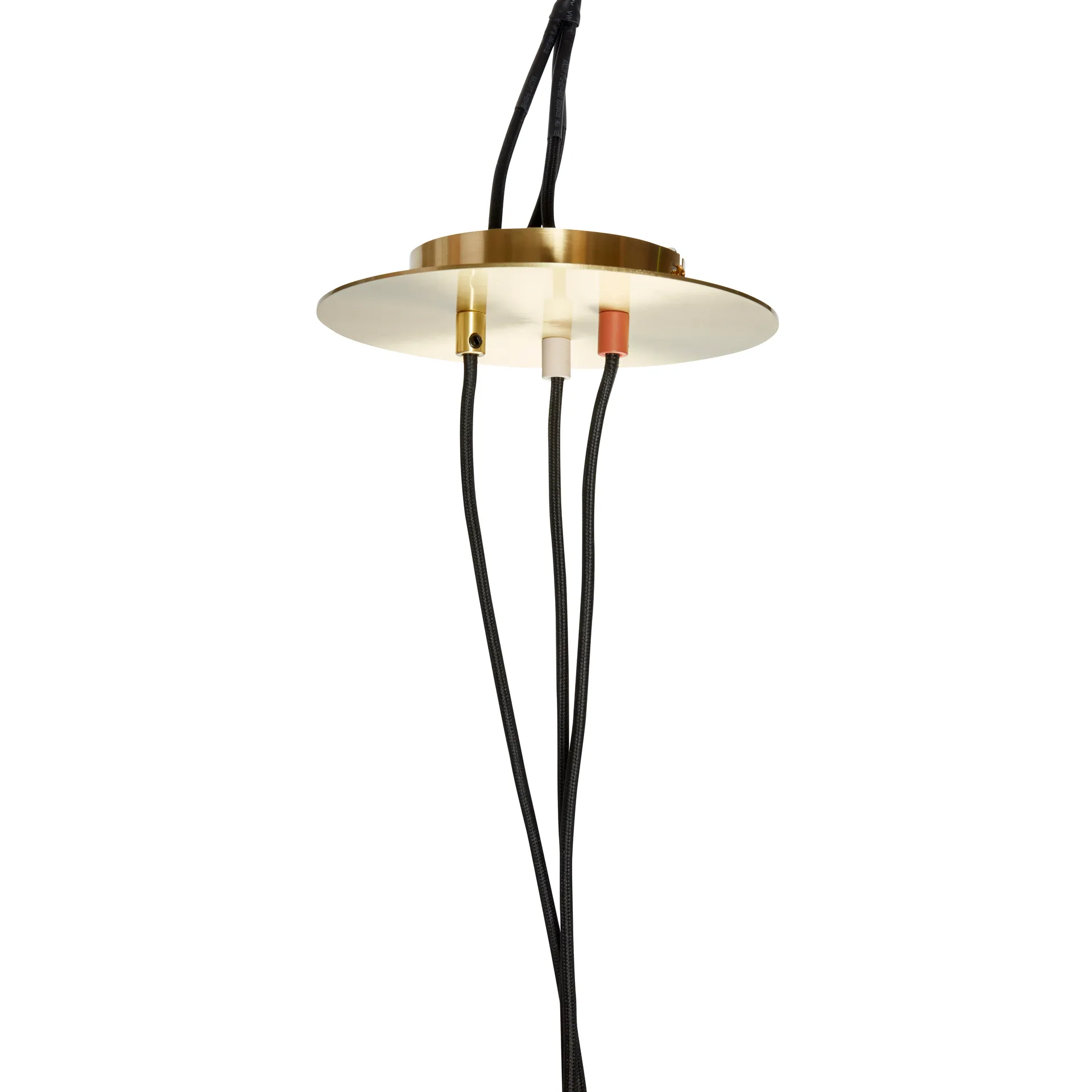 Drop Pendant 3 pcs, Brown-brass-beige Hübsch