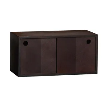 Herringbone shelf - Poplar, 40x20x20 cm - Hübsch