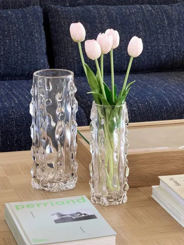 Kawa vase - Clear, 2 pieces - Hübsch