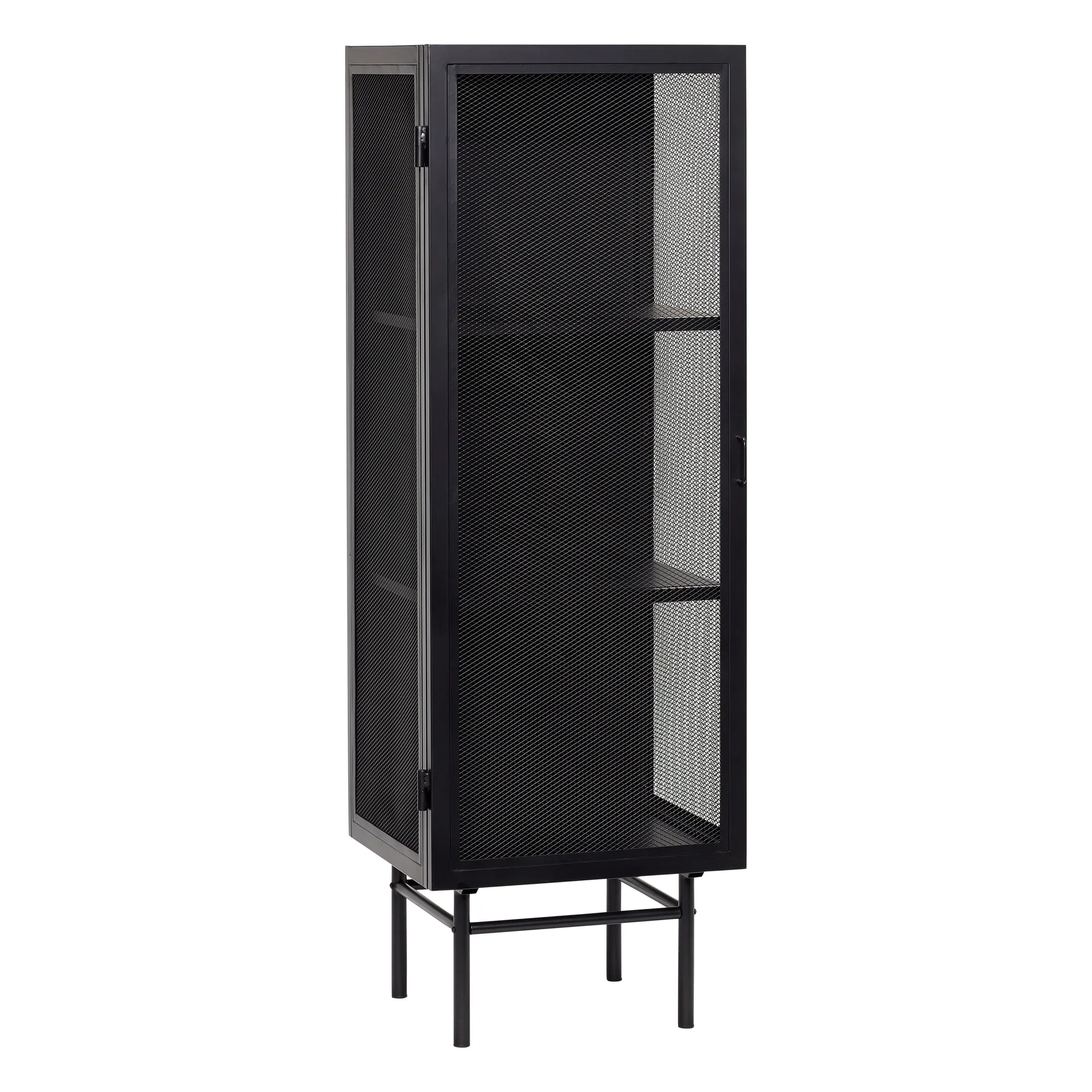 Metal cabinet 50x45x150 cm, Black Hübsch