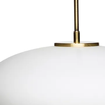Muse Ellipse pendant - White - Hübsch