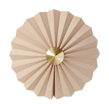 Pliss wall lamp - Beige - Hübsch