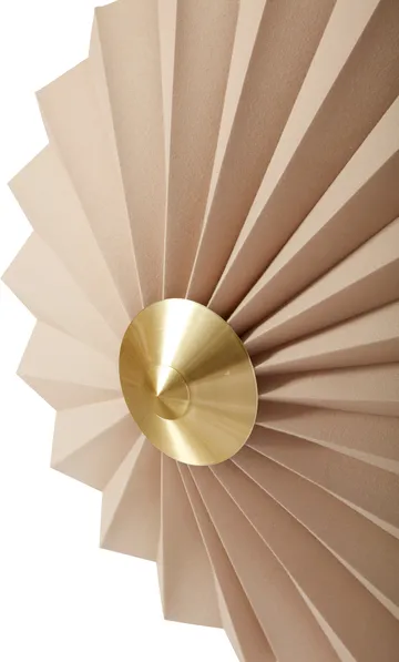 Pliss wall lamp - Beige - Hübsch