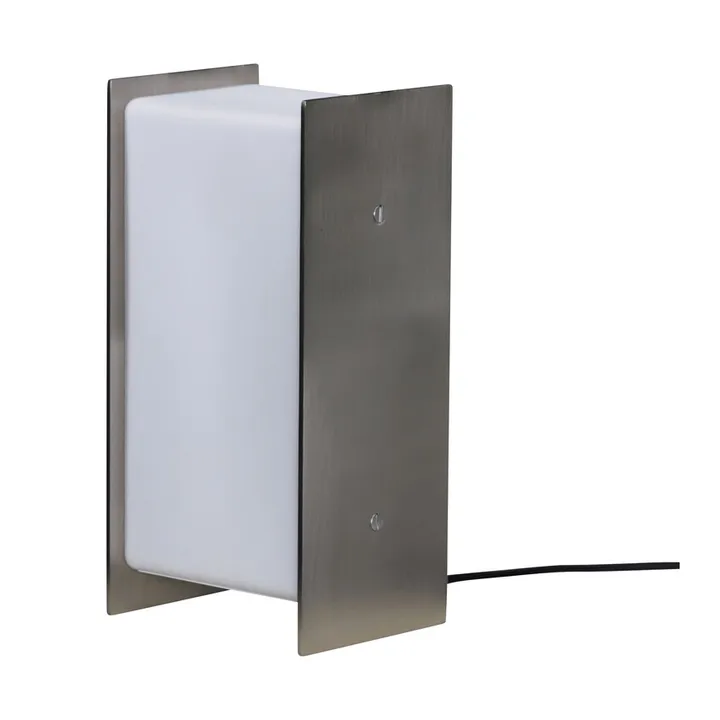 Sabi table lamp - Nickel, 13x25x10 cm - Hübsch