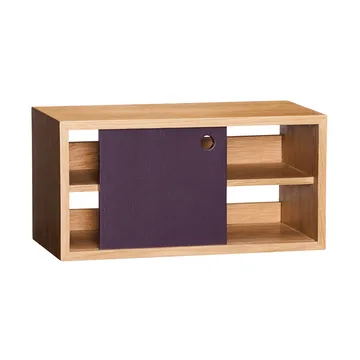 Slide shelf - Burgundy, 40x20x20 cm - Hübsch