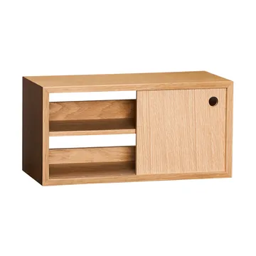 Slide shelf - Oak, 40x20x20 cm - Hübsch