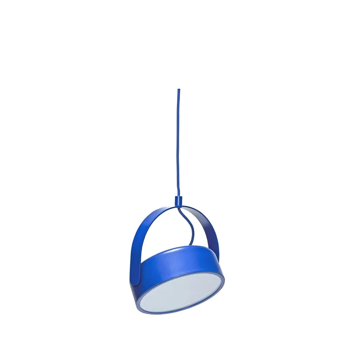 Stage ceiling lamp 27 cm - Metallic blue - Hübsch