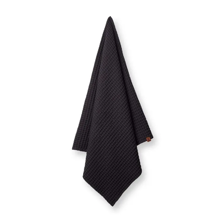 Humdakin Waffle bath towel 70x135 cm - Coal - Humdakin