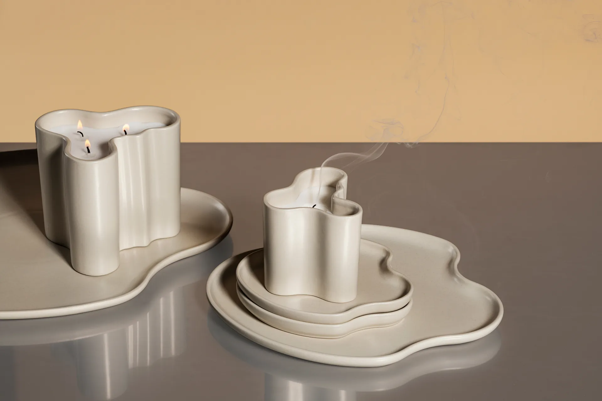 Aalto decorative tray, Sand, 25 cm Iittala
