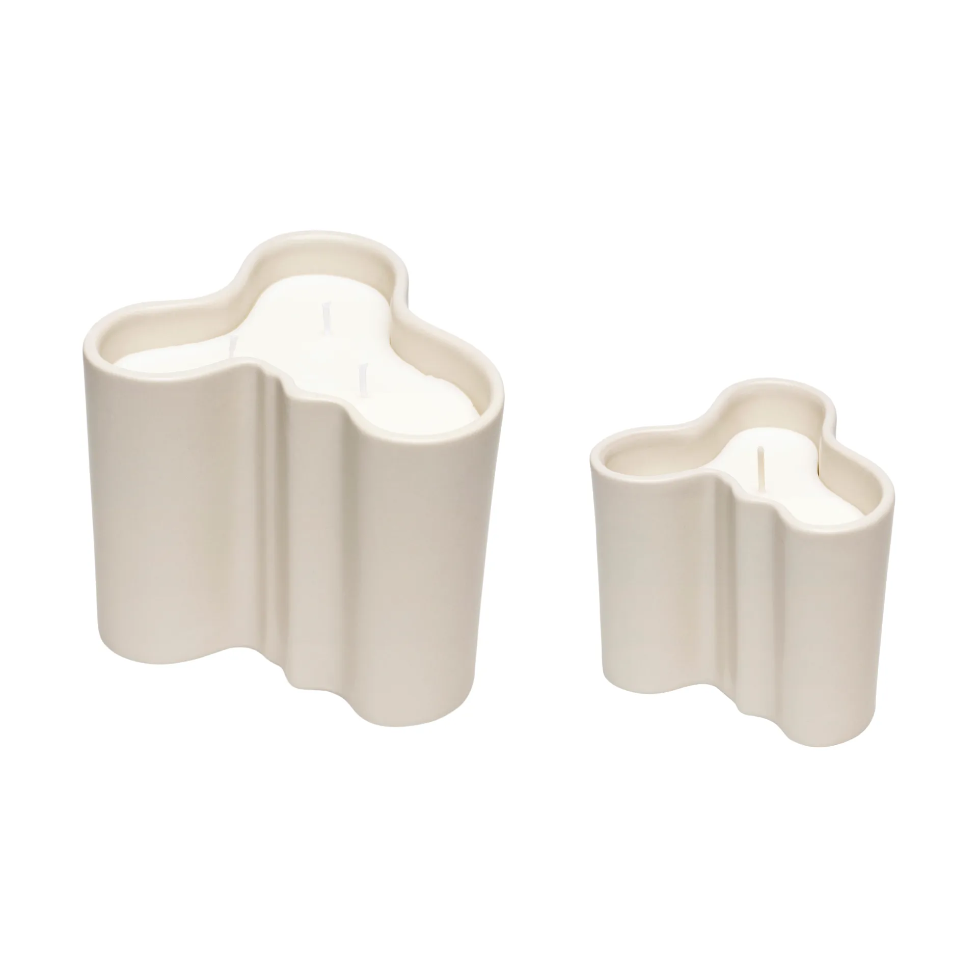 Aalto scented candle 8 cm, Sand Iittala