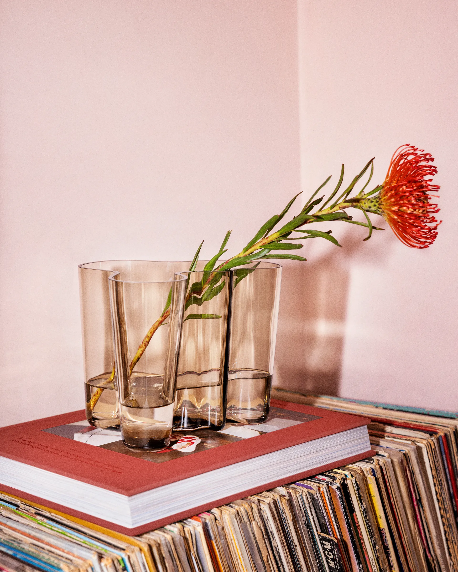 Alvar Aalto vase 140 mm, Linen Iittala