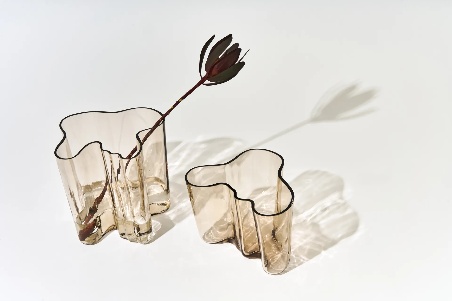 Alvar Aalto vase 140 mm, Linen Iittala