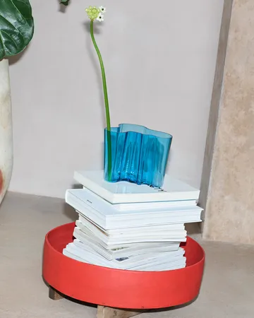 Alvar Aalto vase 140 mm - Turquoise - Iittala
