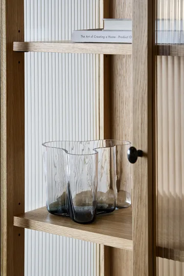 Alvar Aalto vase Limited Edition 140 mm - Clear-dark grey - Iittala