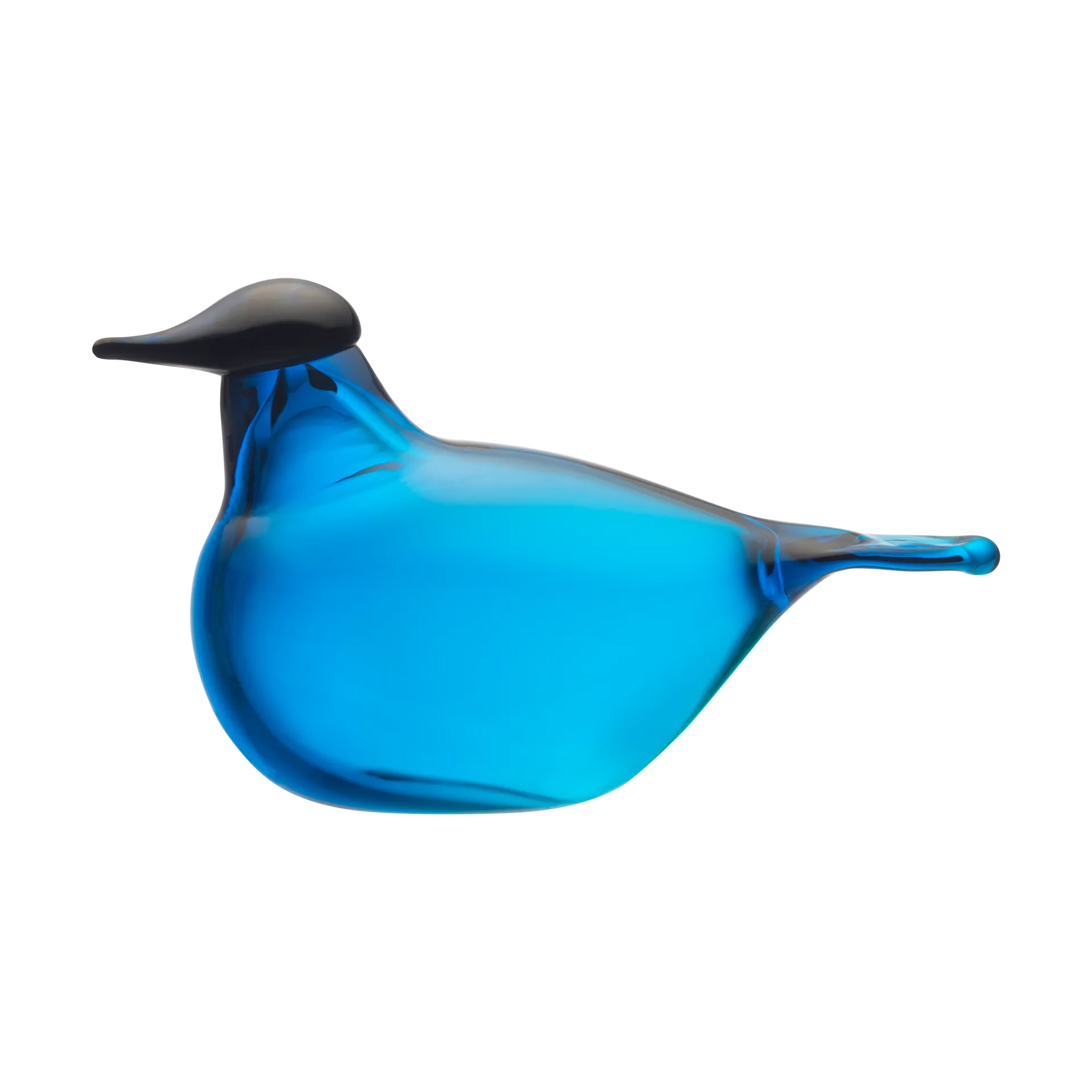 Chiffchaff glass bird, Turquoise, 13x8 cm Iittala