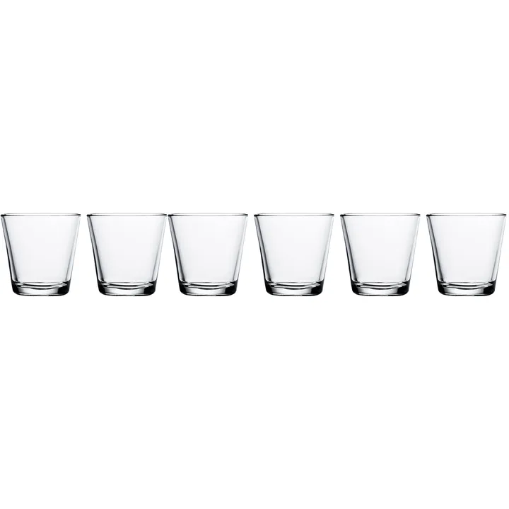 Kartio water glass 21 cl 6-pack - clear - Iittala
