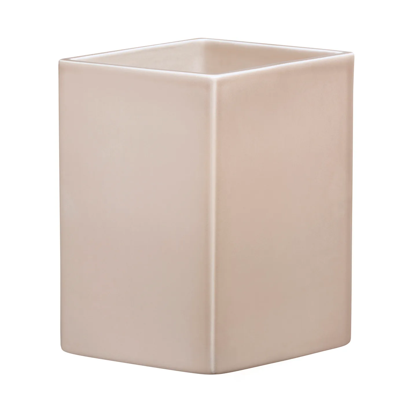 Ruutu ceramic vase 225 mm, beige Iittala