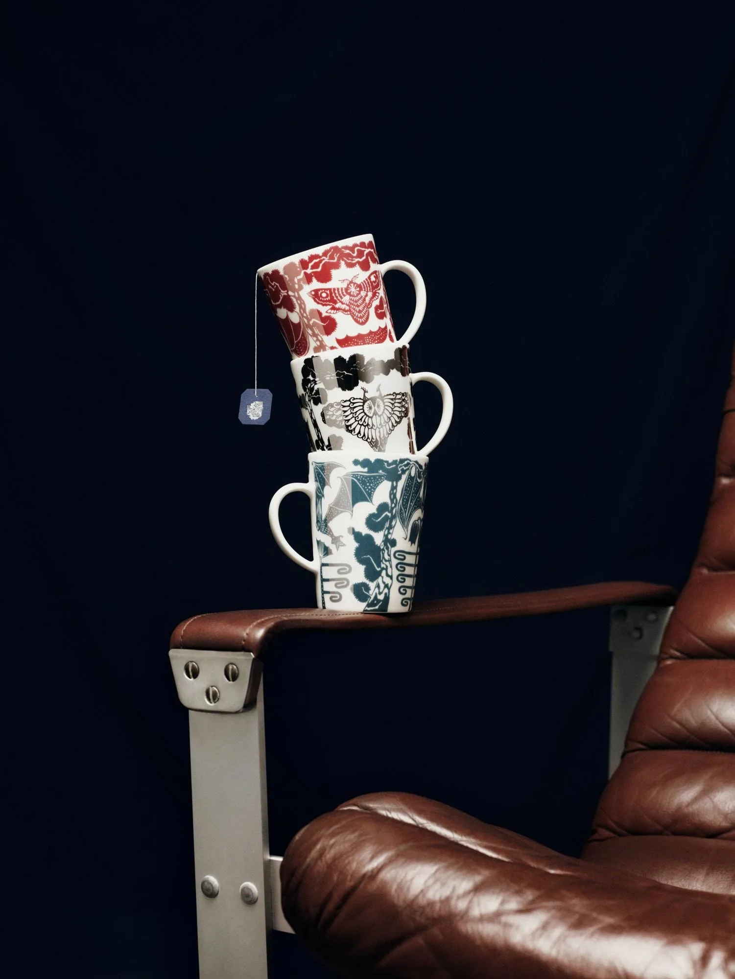 Taika mug 40 cl gift set, Yö steel blue Iittala