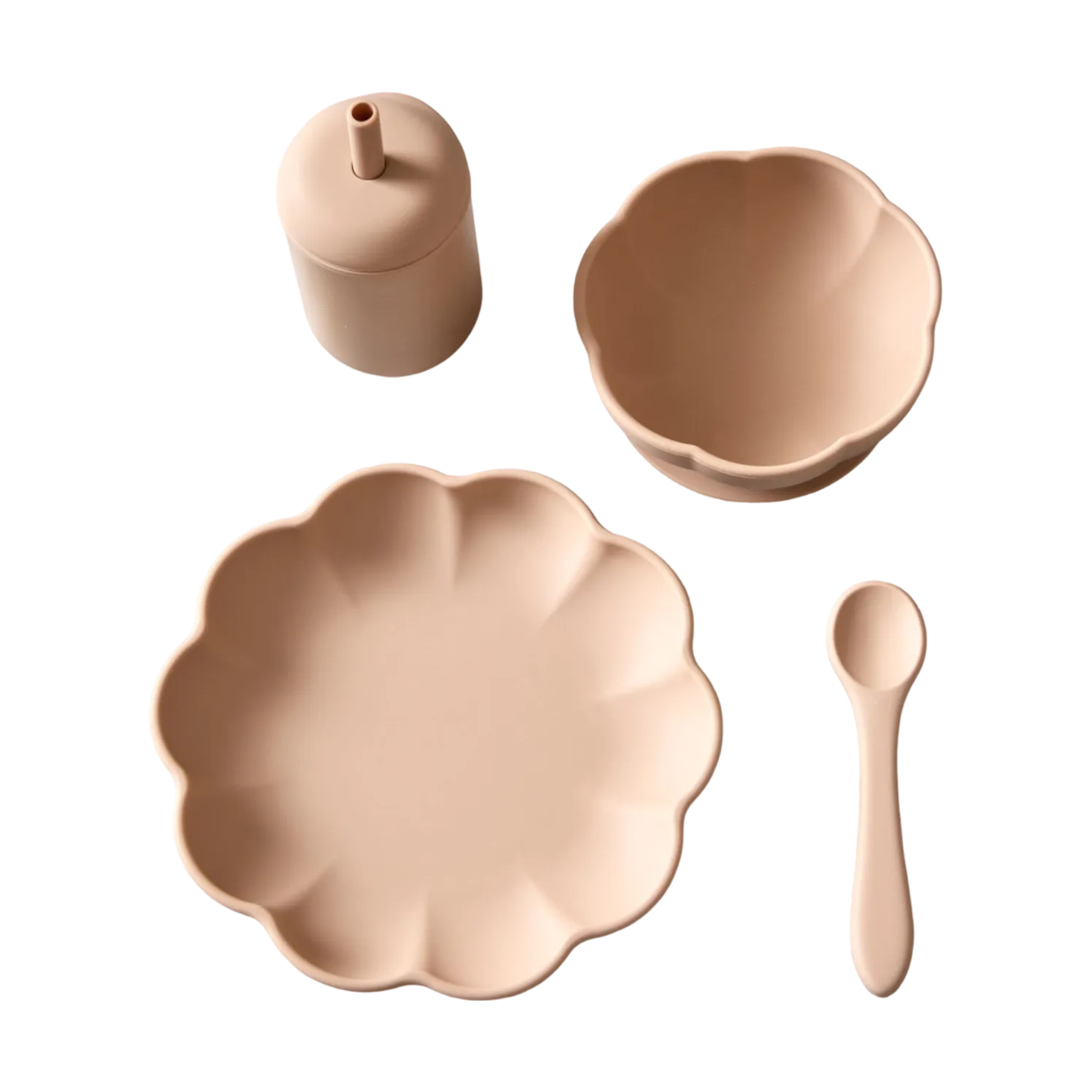 Little Poppy children's dinner set 4 pieces, Oatmeal Jack o Juno