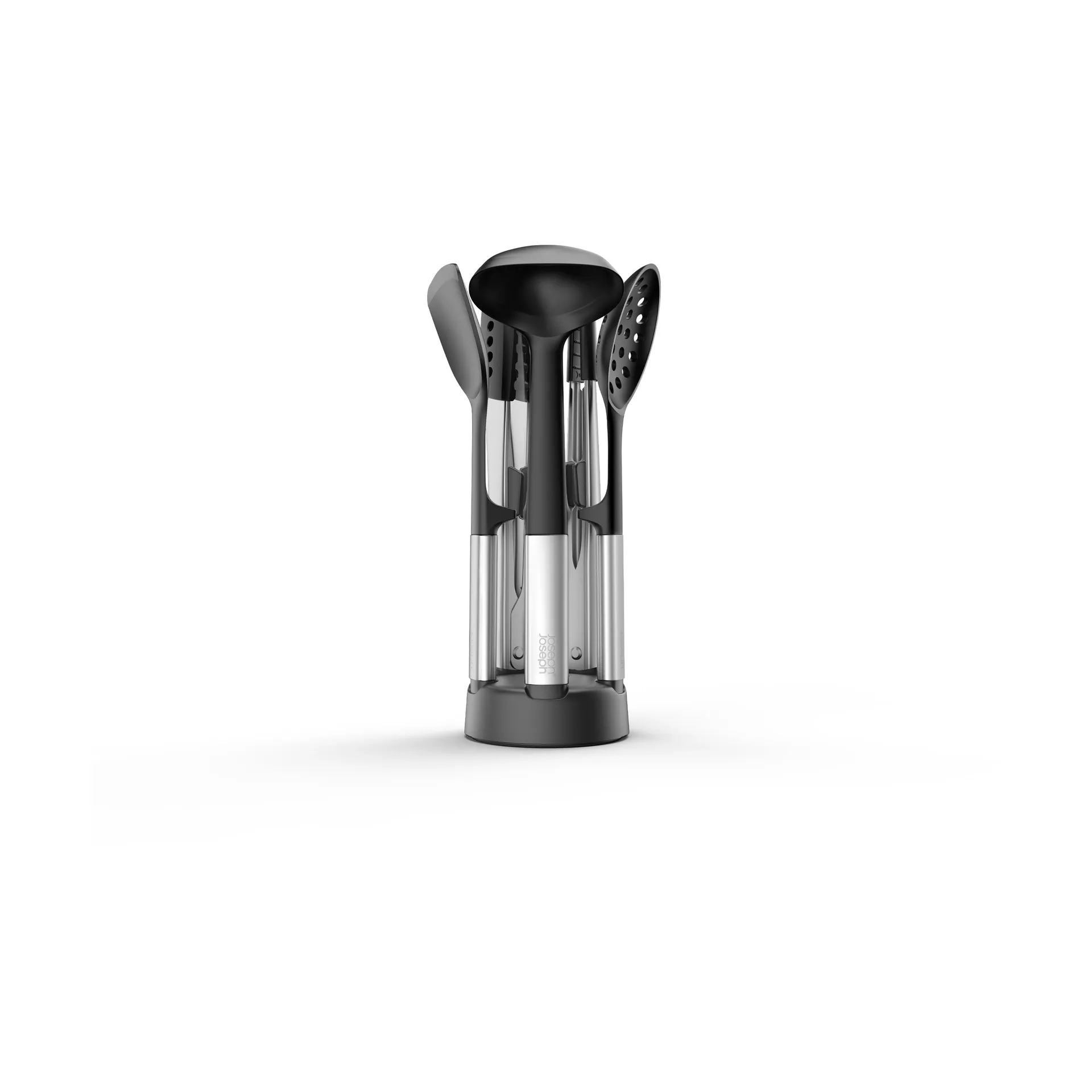 Elevate Fusion Kitchen Utensils and Stand 5 Pieces, Silicone Joseph Joseph