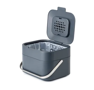 Joseph Joseph Stack 4 food waste bin - Graphite - Joseph Joseph