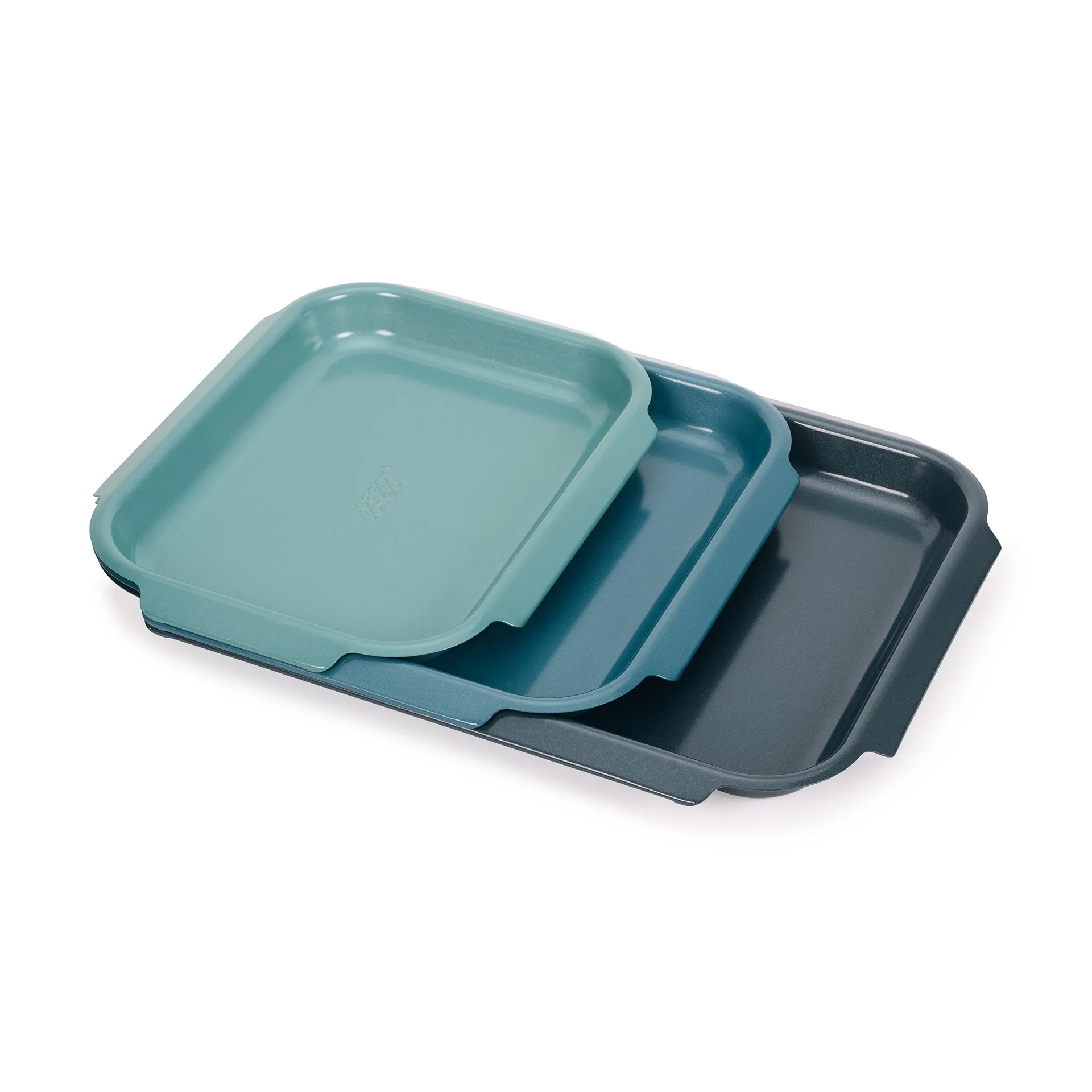 Nest bake baking pan 3 pieces, Blue Joseph Joseph