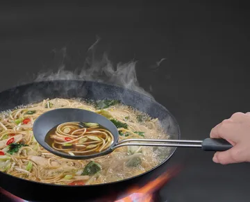 Nest Fusion Wok Set 3 Pieces - Black - Joseph Joseph