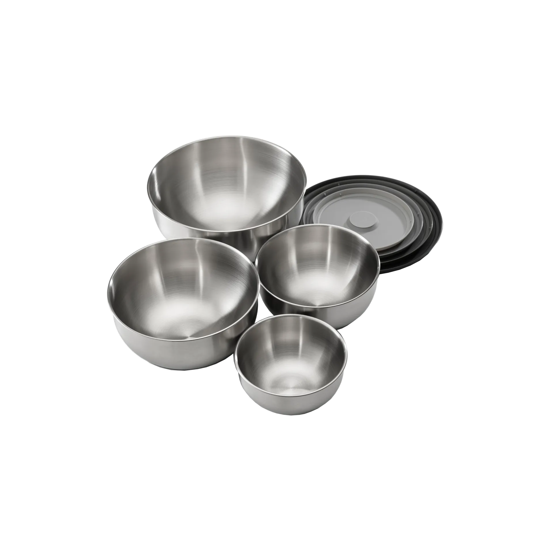 Nest Prep & Store Bowls 8 Pieces, Steel Joseph Joseph