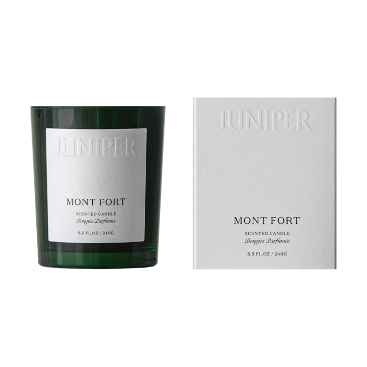 Mont fort scented candle - 240 gr - Juniper