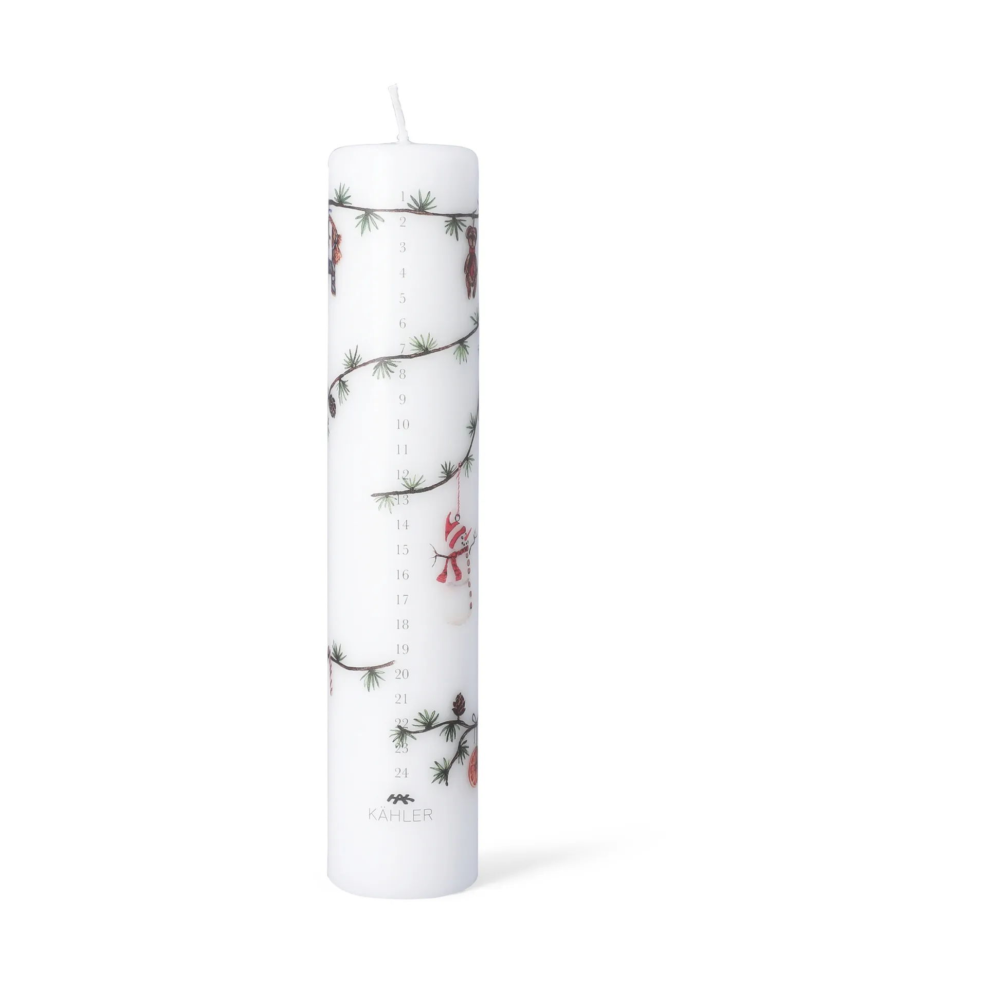 Hammershøi Christmas Advent candle Ø5 cm, 2025 Kähler